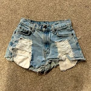 Levi Jean shorts, size 26 (or size 0-2)